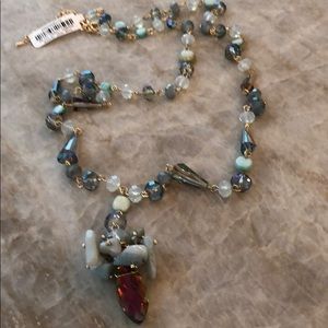 Green Greenbeads by Emily /& Ashley Long Simulated Crystal Beaded Necklace